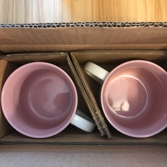 NEW! Set of 2 Threshold Coffee Mugs My Desk USA - Picture 3 of 5